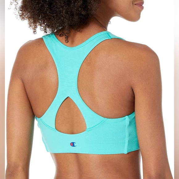Champion Women's Turquoise NWT Moisture Wicking Racerback Sport Bra Size Medium - Picture 10 of 13